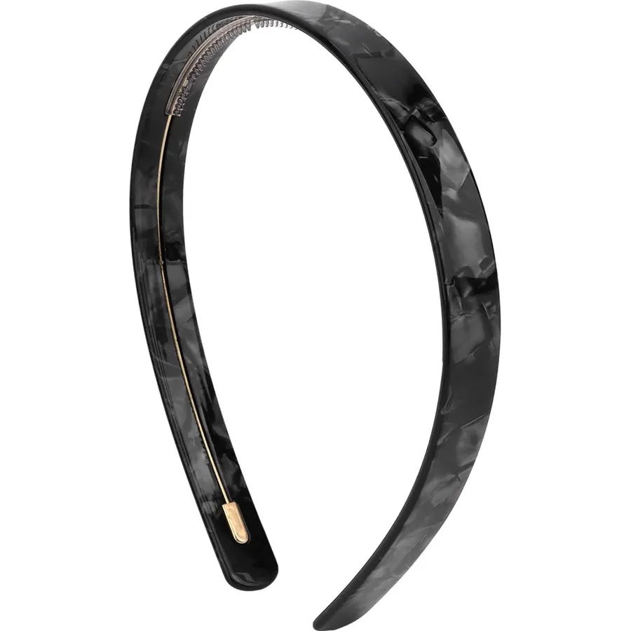 0.6” Fashion Black Headbands Hair Head Bands for Women 1 Piece