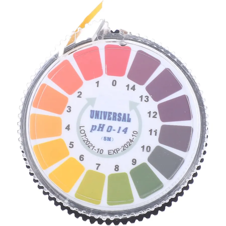 1 Roll 5m Acid Alkalinity Ph Test Paper 0-14 Strips