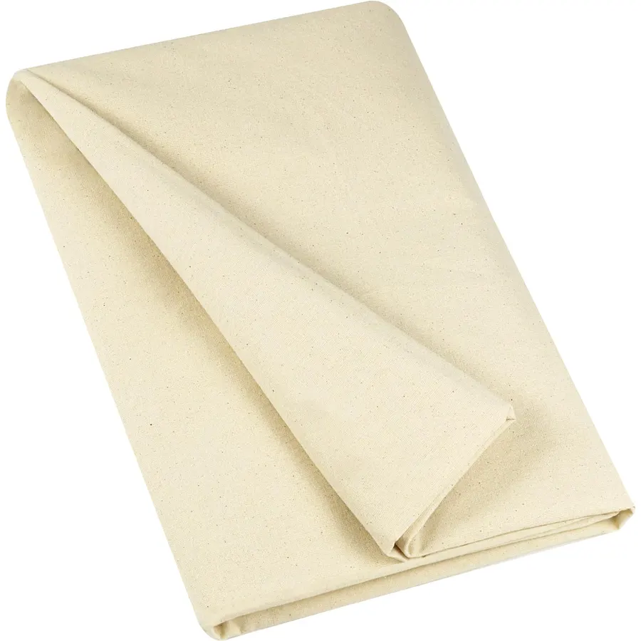 100% Cotton Muslin Fabric, 63 inch x 2 Yards, Unbleached