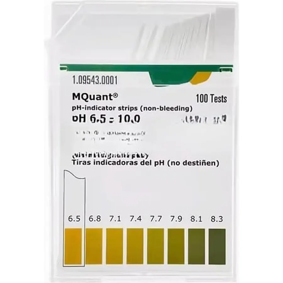 100 PCS/Box is Suitable for the new pH Paper 1.09533.0001/1.09543.0001(1.09543.0001)