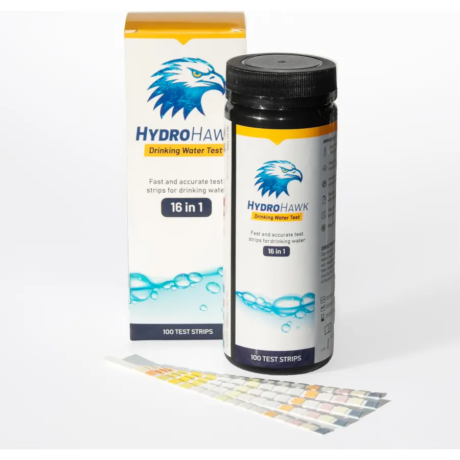 16-in-1 Drinking Water Test Strips (100 Pack) – Water Testing Kit