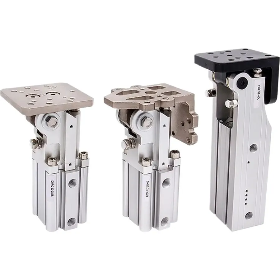 1pcs 90° Pneumatic Flip Cylinder FCZ32-40L/40-45/DHRC32-30ZB/LB/LCZ32-40W Gear Rack Hinge Side Pose Group Manipulator Accessories(FCZ32-40L)