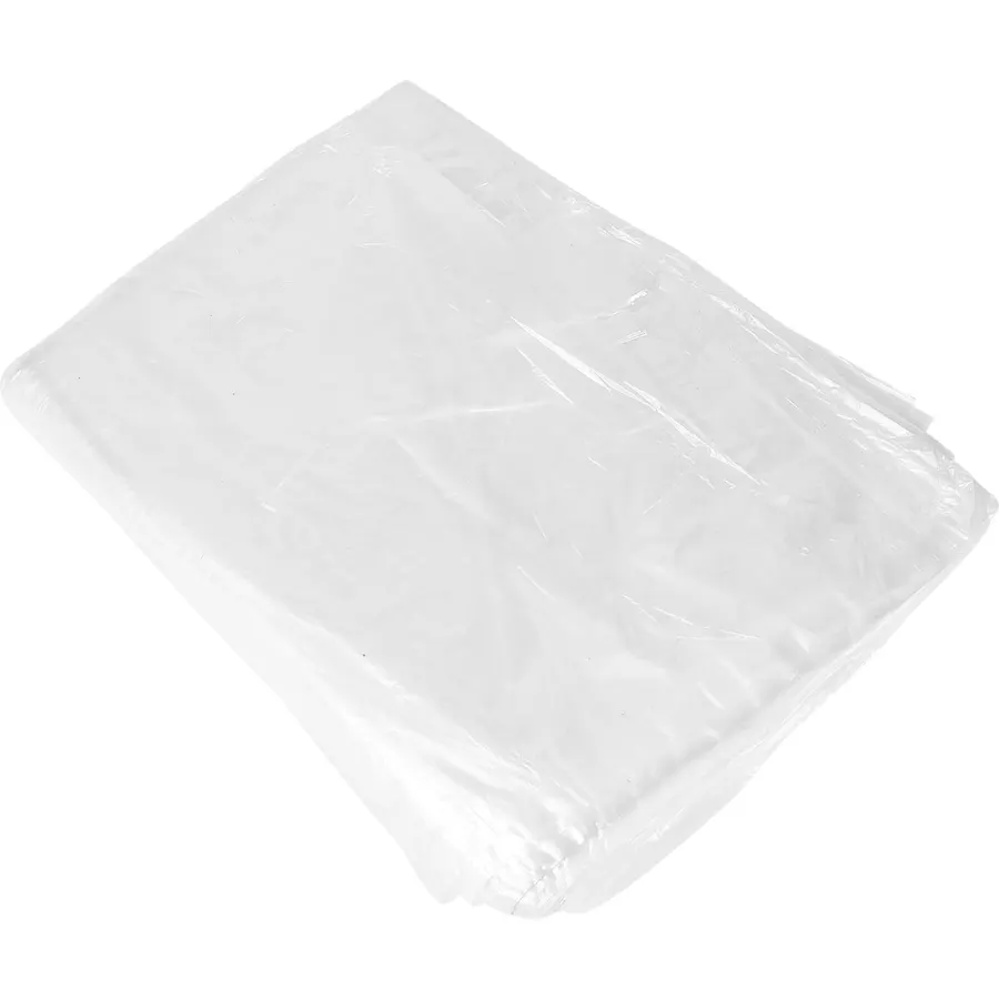 200pcs PE Plastic Bags Disposable Flat Trash Liners
