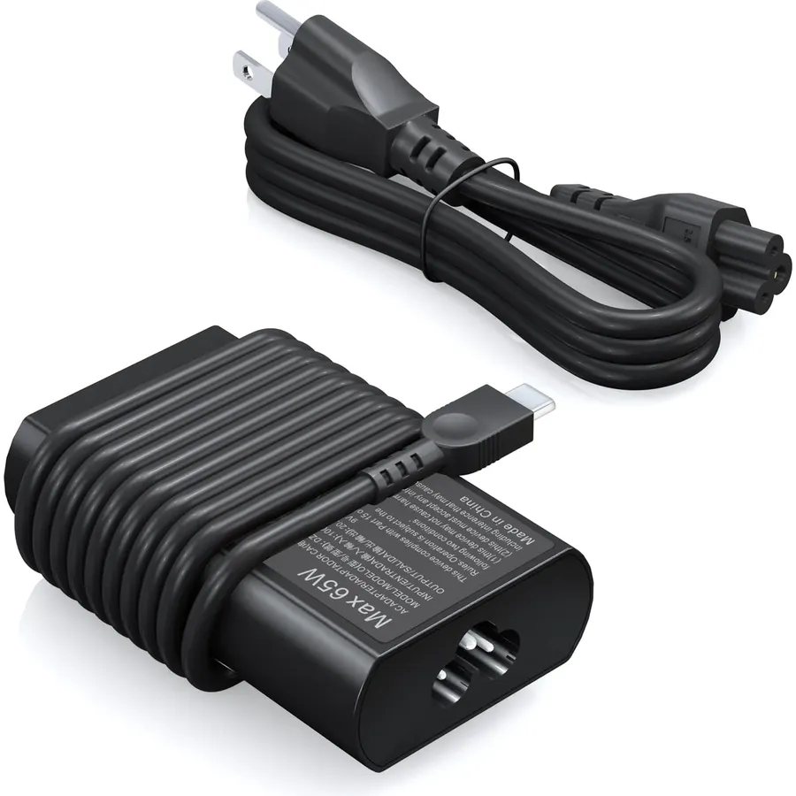 2025 New Slim 65W USB-C Laptop Charger Compatible with ThinkPad T14 T15 T16 X1 T490,Yoga 7i 2-in-1,for Chromebook Charger,IdeaPad3 Charger .Type-C Fast Charging AC Adapter