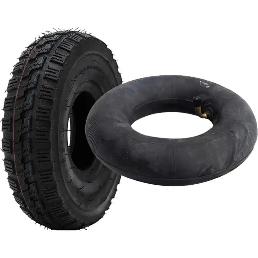4.10/3.50-4 Inner Outer Tyre 410/350-4 Pneumatic Wheel Tire For Motorcycle Electric Scooter Trolley Accessories
