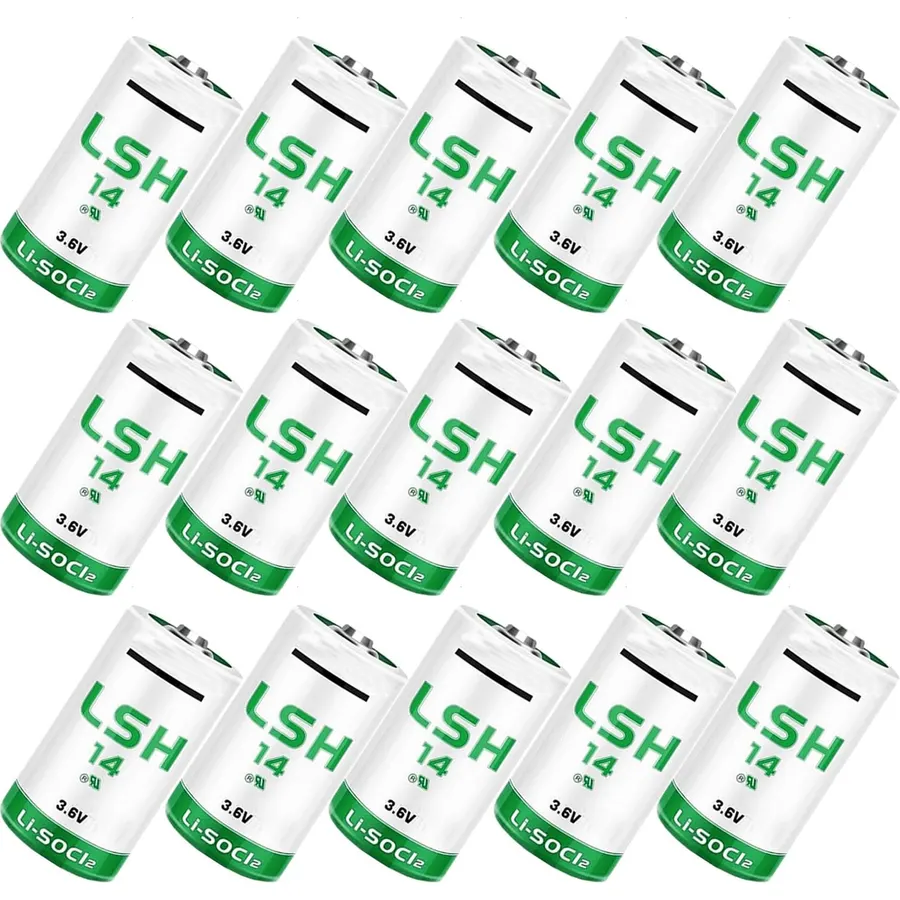 (12 Pcs) 5800mAh 3.6V LSH14 Battery Replaces for Size C LSH 14 LS26500 LS26500 Battery