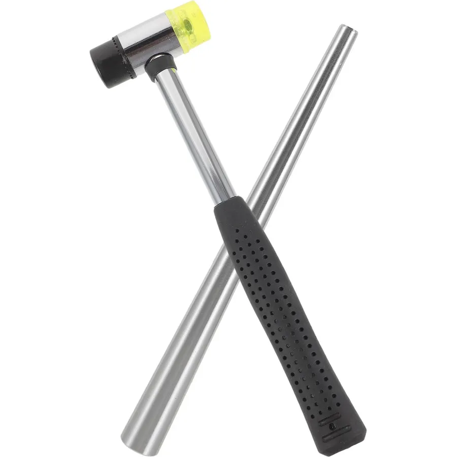 Adjustable Jewelry Mandrel Ring Shaper Kit with Hammer for DIY Repairs