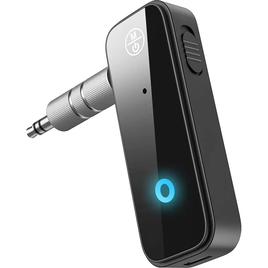 Bluetooth 5.4 AUX Adapter for Car, 2 in 1 Bluetooth Transmitter Receiver for TV Headphones Home Stereo Speaker, Hands-Free Calls, 3.5mm Wireless Audio Adapter