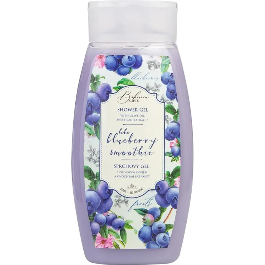 Bohemia Gifts Creamy Shower Gel Like Blueberry Smoothie