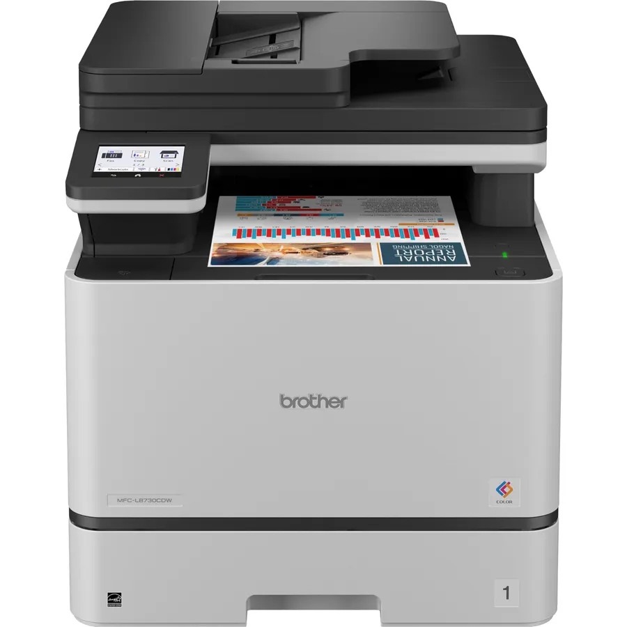 Brother MFC-L8730CDW Business Color Laser All-in-One Printer, Duplex Print, Scan, Copy, Wireless, Advanced Security