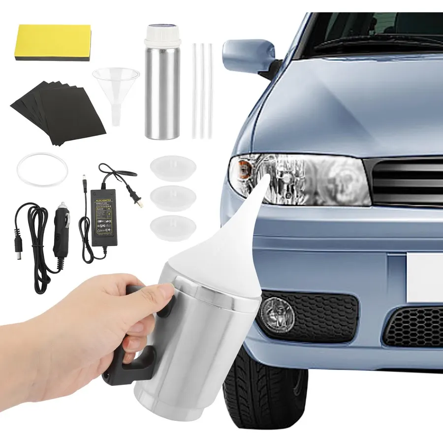 Car Headlight Restoration Kit, Auto Headlight Lens Glass Polish Repair Kit