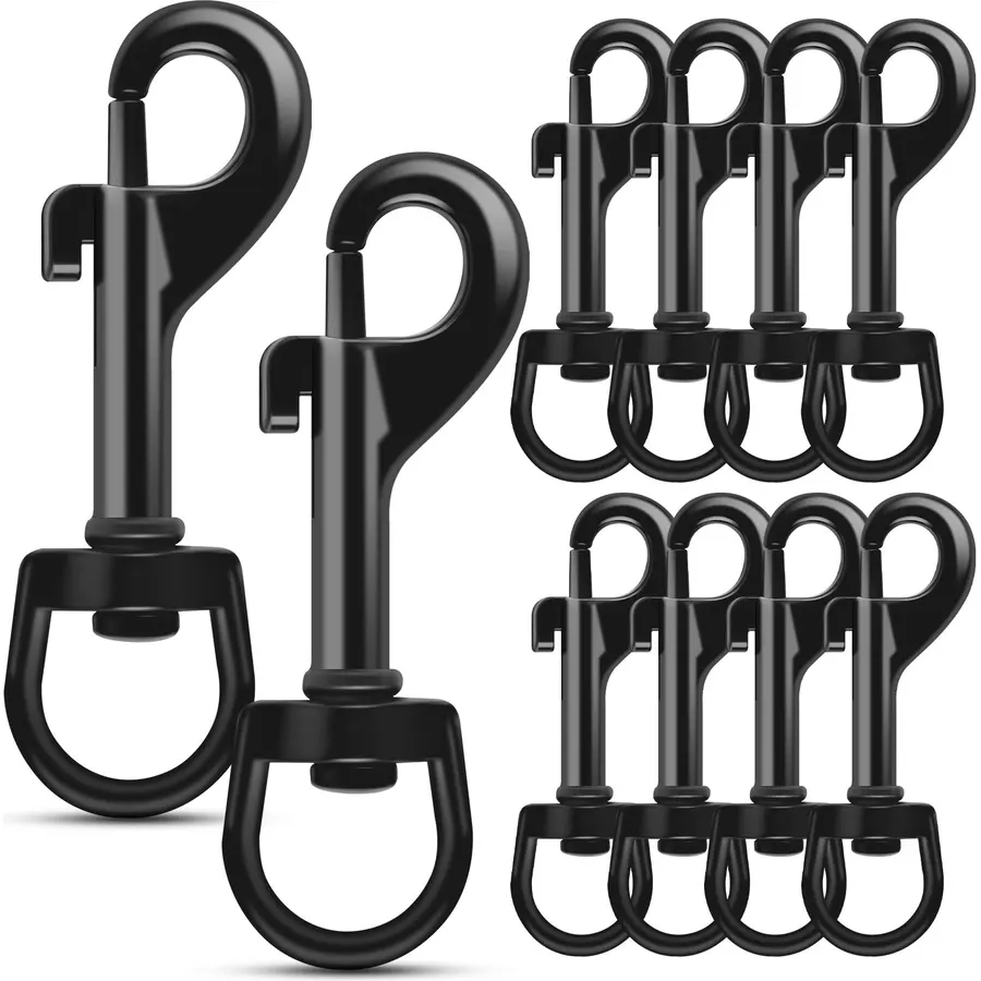 ERKOON 2.67 Inch Zinc Alloy Swivel Trigger Snap Single Sided Clips(10 Pack