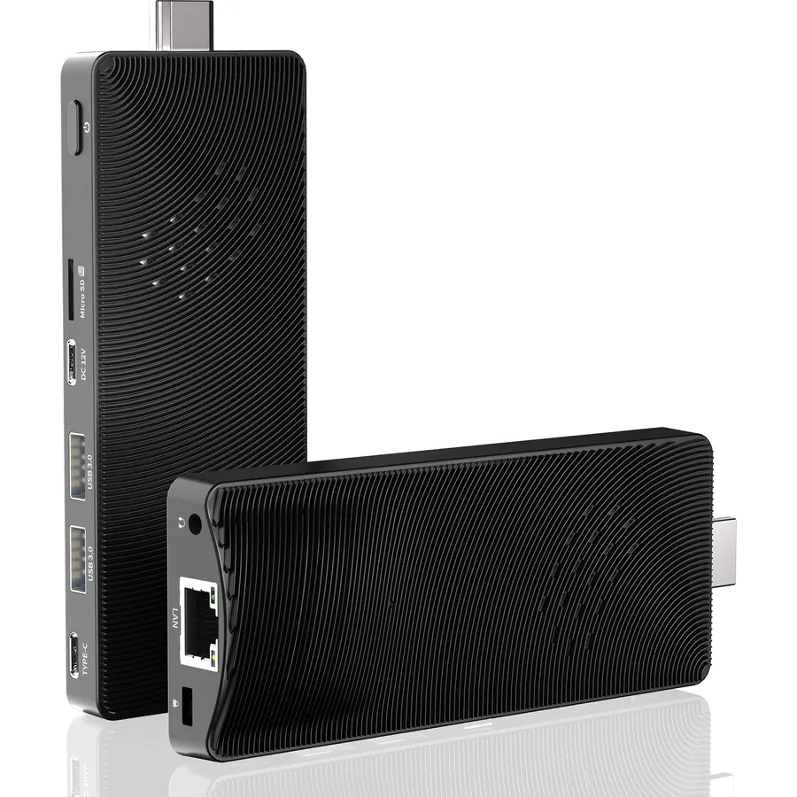 Fanless Mini PC Stick N4100, Win11 Pro 4GB RAM 64GB eMMC,4K HDMI