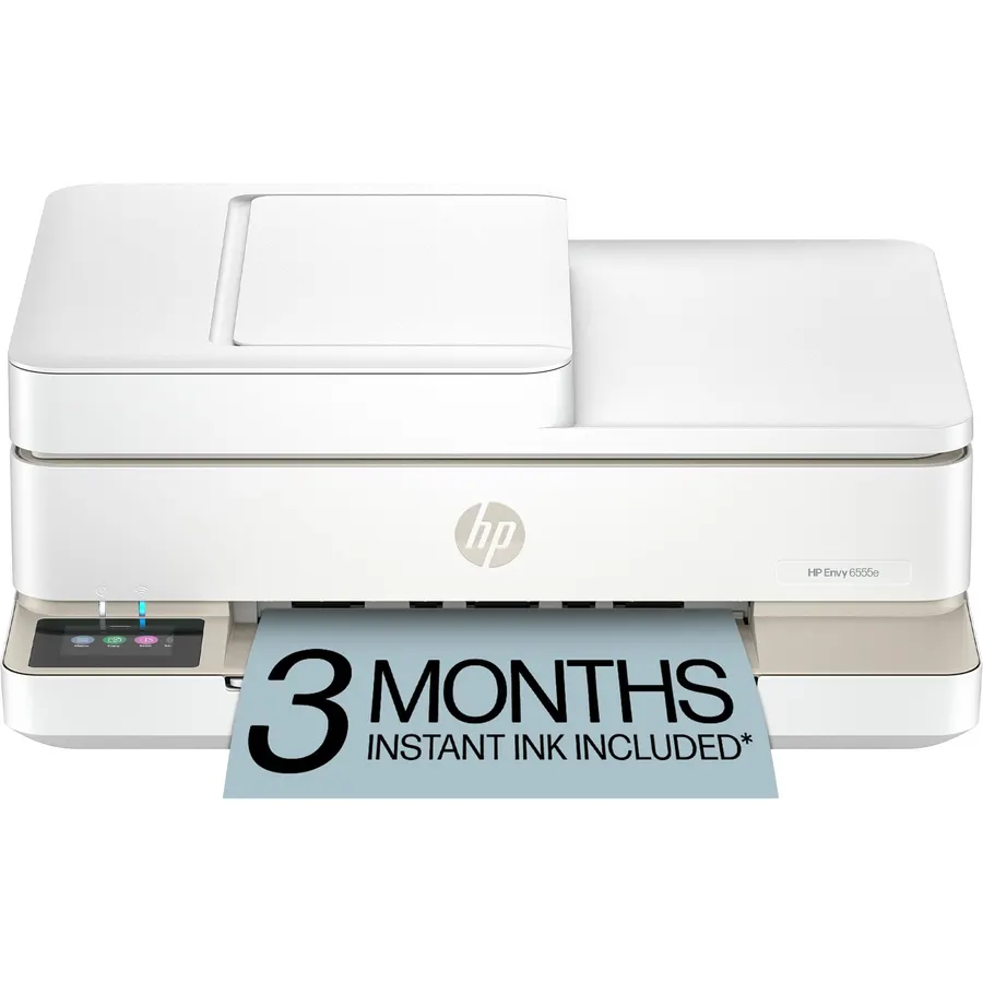 HP Envy 6555e Wireless All-in-One Color Inkjet Printer, Portobello, Print, scan, Copy, Duplex Printing Best-for-Home, 3 Month Instant Ink Trial Included, AI-Enabled (714N5A)