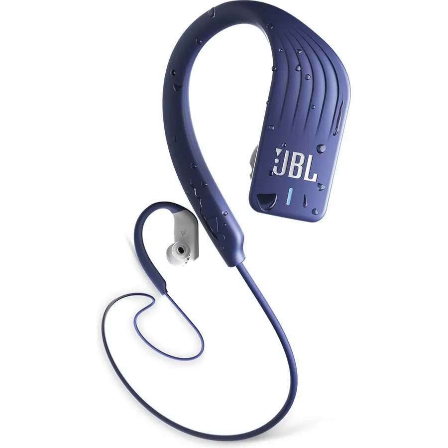 JBL ENDURANCE SPRINT - Wireless headphones, bluetooth sport earphones with microphone, Waterproof, up to 8 hours battery, quick charge, works with Android and Apple iOS (blue)