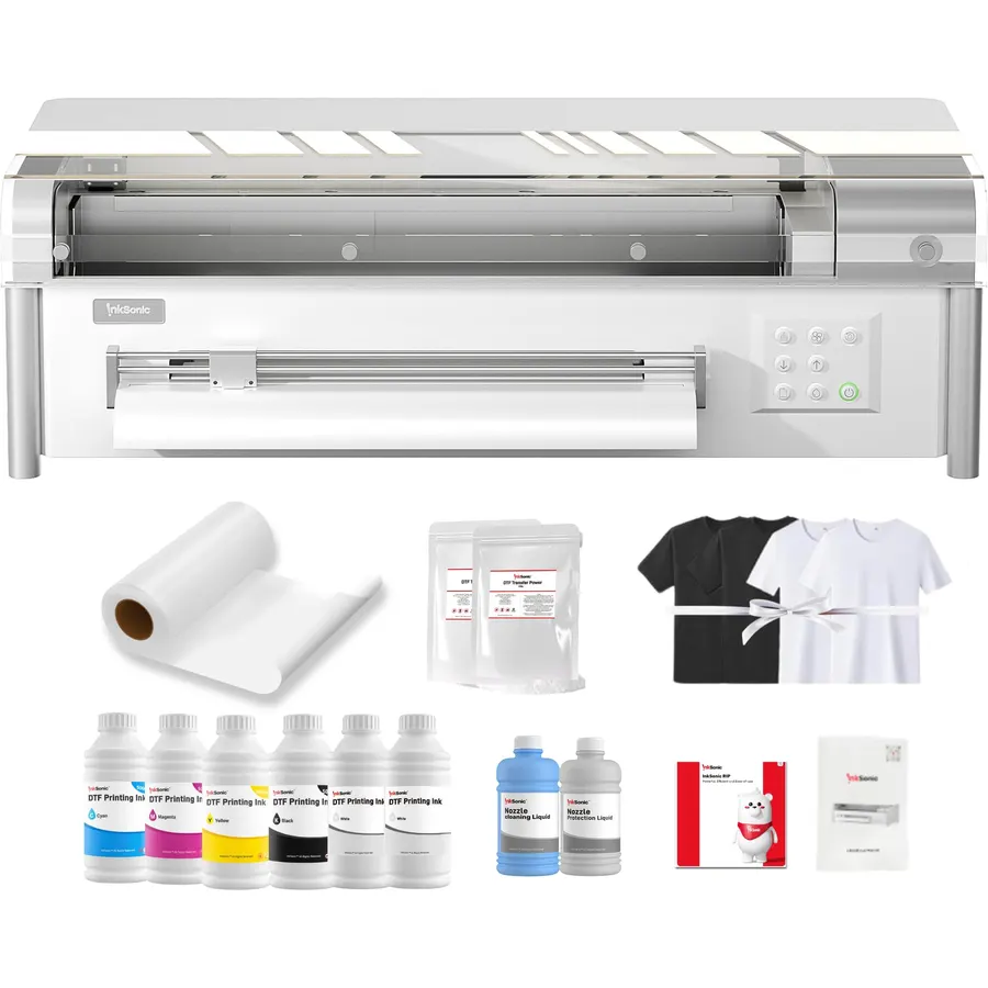 Spark F13 A3 DTF Printer for Apparel Printing, Pearl White