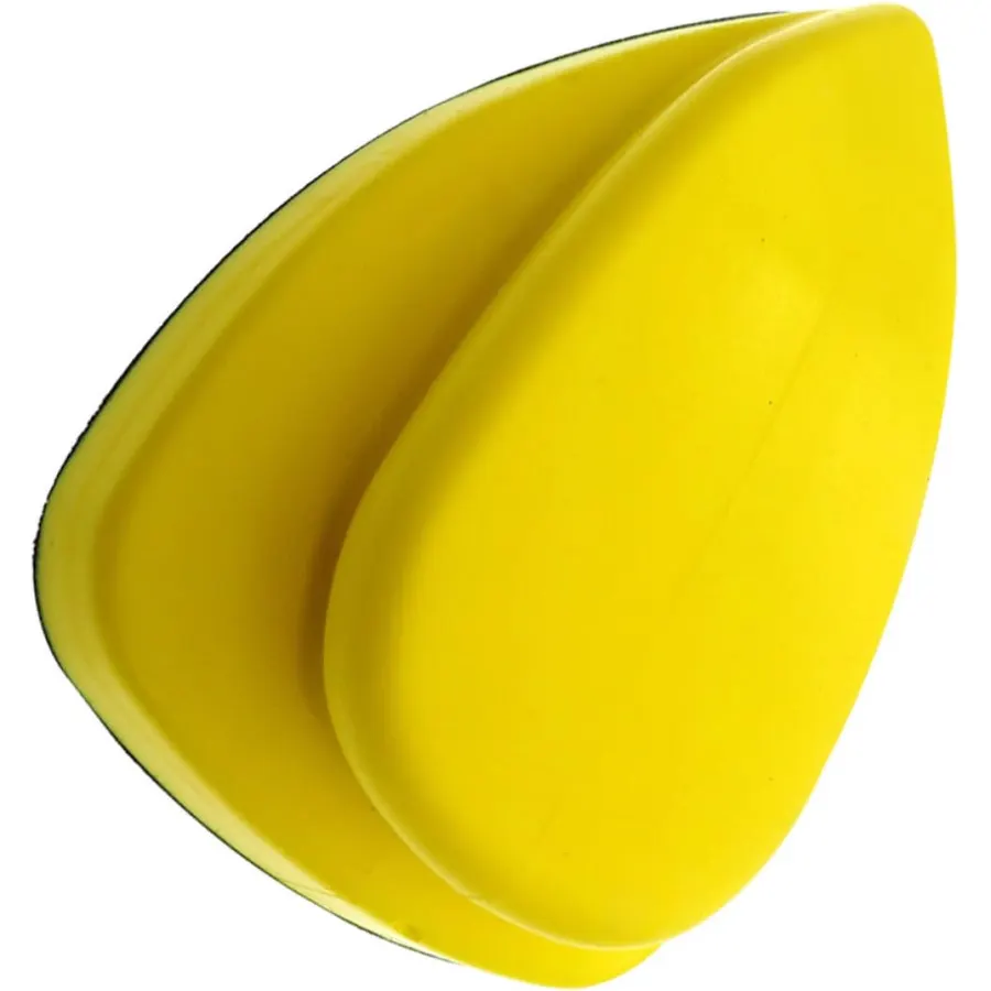 Triangle Manual Grinding Disc Sandpaper Backing Pad, Hook and Loop PU