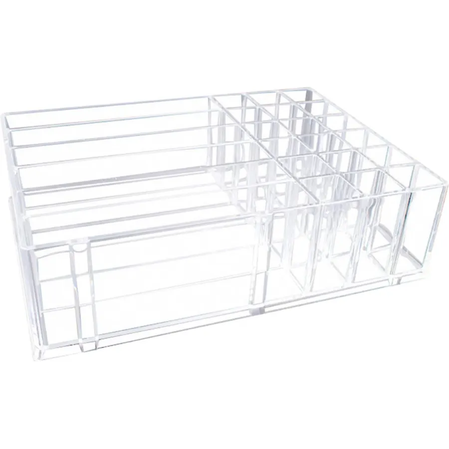 Vaguelly Ps Makeup Display Case Cosmetic Storage Organizer with Easy Visibility for Home and Personal Vanity, Suitable for Lipstick, Eyeshadow, and Powder Storage